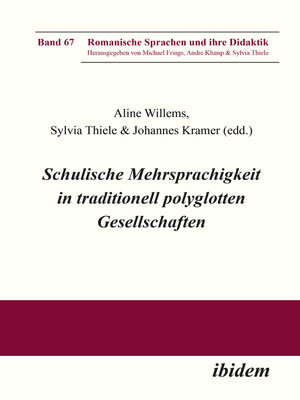 cover image of Schulische Mehrsprachigkeit in traditionell polyglotten Gesellschaften